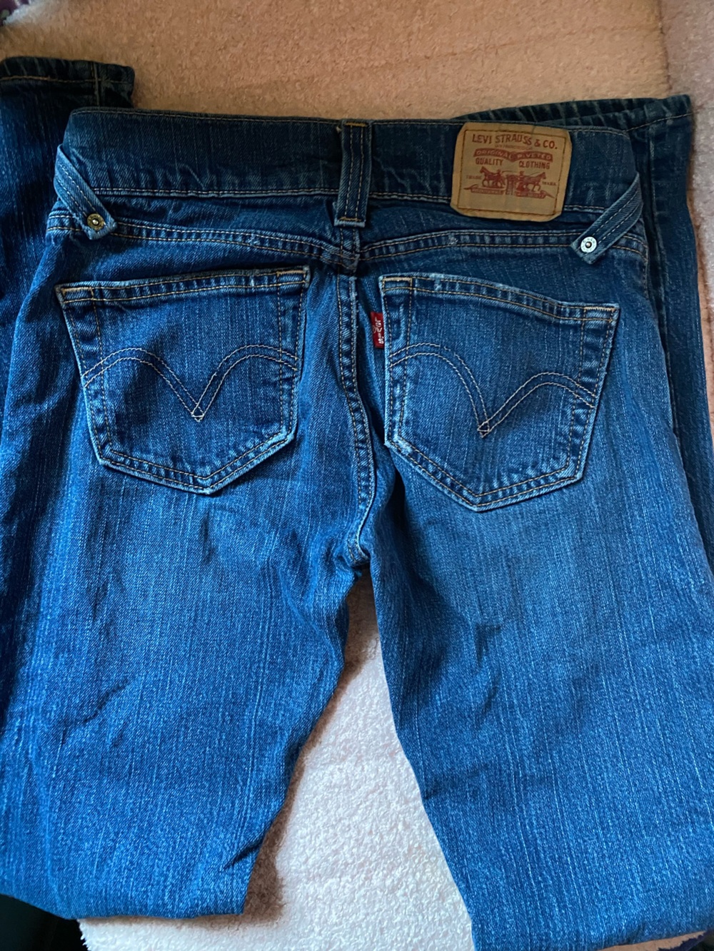 Levi vintage low rise straigh slouch jeans 504 - Picture 4 of 5